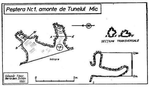 Pestera Nr.1 Amonte de Tunelul Mic
