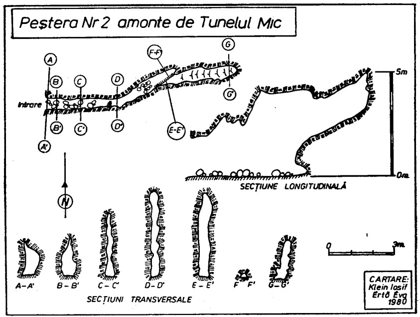 Pestera Nr.2 Amonte de Tunelul Mic